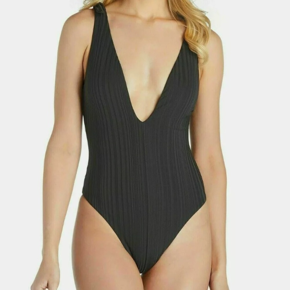 RAISINS Beach Cove Striped One Piece Swimsuit